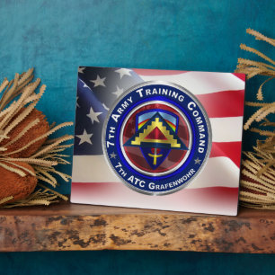 Plaque Photo 7e Commandement de l'instruction de l'Armée de ter