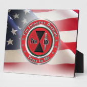 Plaque Photo 7e division d'infanterie (Côté)