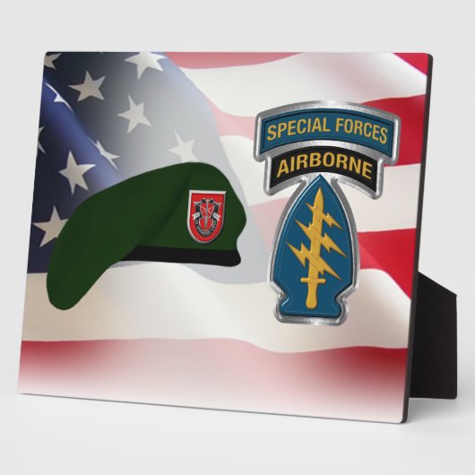 Plaque Photo 7e Groupe des forces spéciales (AIRBORNE) (Côté)