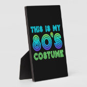 Plaque Photo 80s C'est mon costume 80s (Côté)