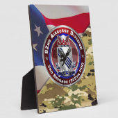 Plaque Photo 82e division aéroportée 3e brigade (Côté)