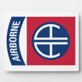 Plaque Photo 82e division aéroportée Insignia (Devant)