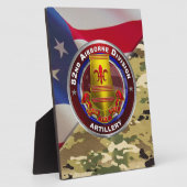 Plaque Photo 82e division aéroportéeBrigade d'artillerie (Côté)