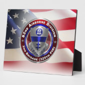 Plaque Photo 82nd Airborne Division 2nd Brigade (Côté)