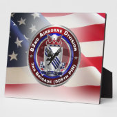 Plaque Photo 82nd Airborne Division 3rd Brigade (Côté)