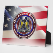 Plaque Photo 82nd Airborne Division Aviation Brigade  (Côté)