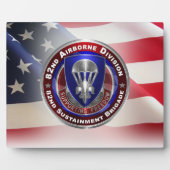 Plaque Photo 82nd Airborne Division Sustainment Brigade (Devant)