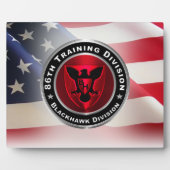 Plaque Photo 86e Division de la formation (Devant)