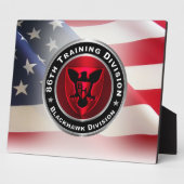 Plaque Photo 86e Division de la formation (Côté)