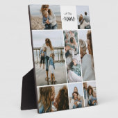 Plaque Photo 8 Custom Photo Collage Best Mom Ever  (Côté)