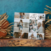 Plaque Photo 8 Personalized Best Aunt Photo Collage (Côté)