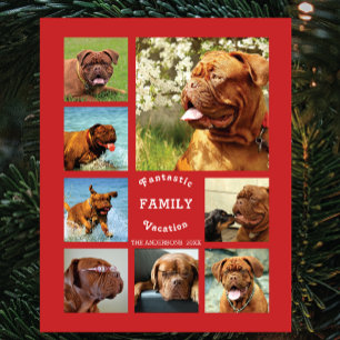 Plaque Photo 8 Photo famille ✨ souvenirs personnalisés