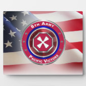 Plaque Photo 8e ARMÉE (Devant)