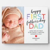 Plaque photo 8x10 1ère Fête des pères (Devant)