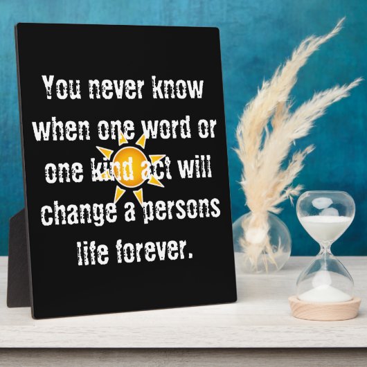 Plaque Photo 8x10 Avec Eau (Côté)