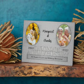 Plaque Photo 8x10 Diamond 60e Anniversaire du Mariage Photo (Côté)