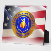 Plaque Photo 98e Division de la formation (Côté)