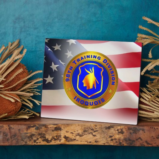 Plaque Photo 98e Division de la formation (Côté)