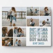 Plaque Photo 9 Boy Mama Custom Photo Collage (Devant)