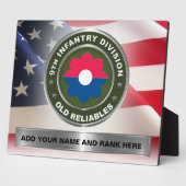 Plaque Photo 9e division d'infanterie (Côté)