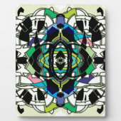 Plaque Photo à damiers (Devant)