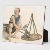 Plaque Photo A Fishmonger, plate 39 from 'The Costumes of China (Côté)