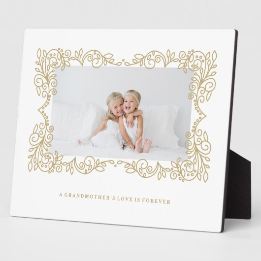 Plaque Photo A Grandmother's Love Ornate Frame (Côté)