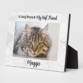 Plaque Photo À la Mémoire Affectueuse - Condoléances Perte Anim (Côté)