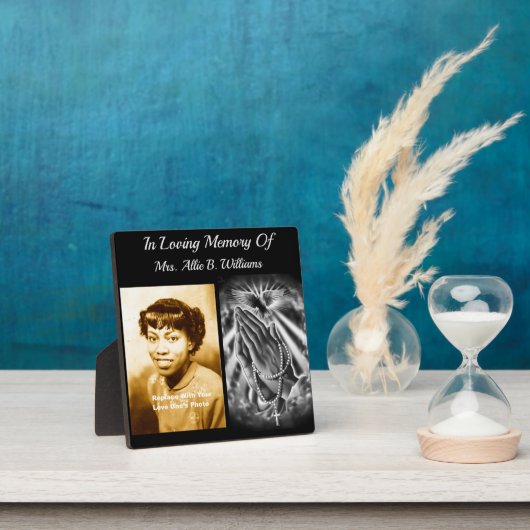 Plaque Photo À la Mémoire Affectueuse De (Insitu)