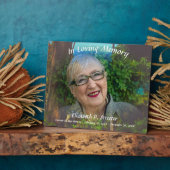 Plaque Photo À la mémoire aimante 1017 (Côté)