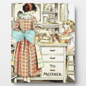 Plaque Photo À la mère (Devant)