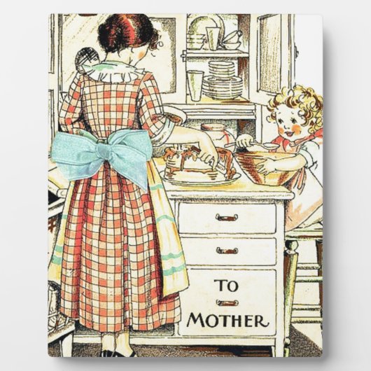 Plaque Photo À la mère (Devant)