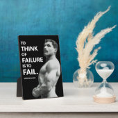 Plaque Photo À l'échec (Arthur Saxon) - Vieille école de la con (Côté)