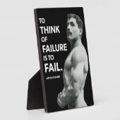 Plaque Photo À l'échec (Arthur Saxon) - Vieille école de la con (Côté)