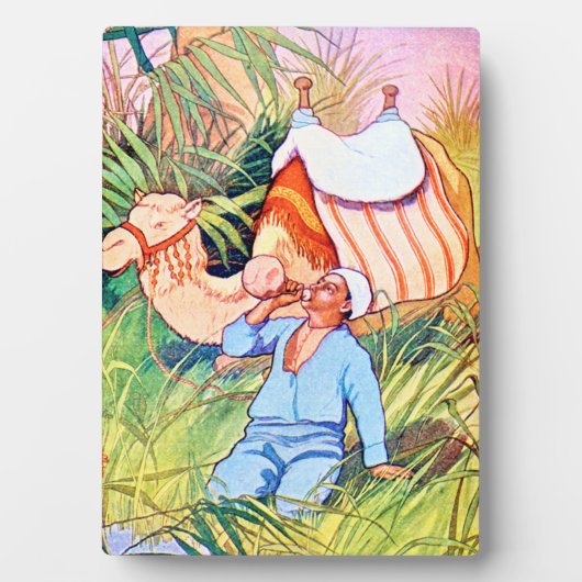 Plaque Photo À L'Oasis (Devant)