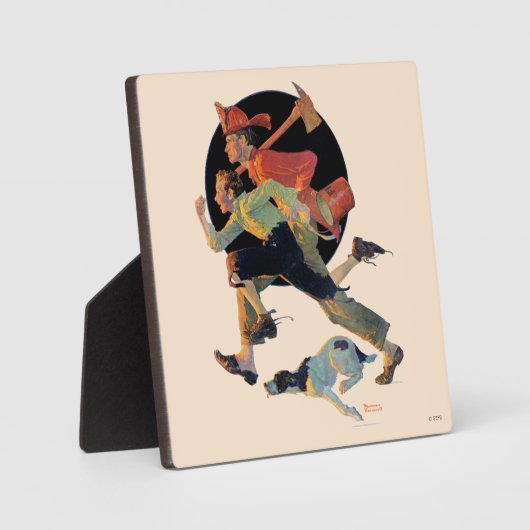 Plaque Photo À l'Secourt (Recto)