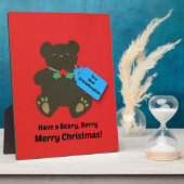 Plaque Photo À ma chère petite-fille à Noël (Côté)