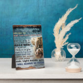 Plaque Photo À ma fille Drôle cadeau | Famille présente (Côté)