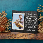 Plaque Photo À Mon Autre Père Appréciation Personnalisée Nom &  (Côté)