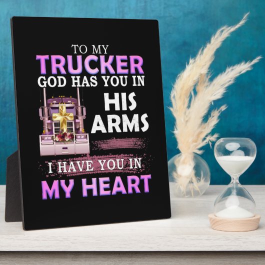 Plaque Photo À mon camion (Côté)