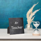 Plaque Photo A plus Teacher Chalkboard Design Venin Idea (Insitu)