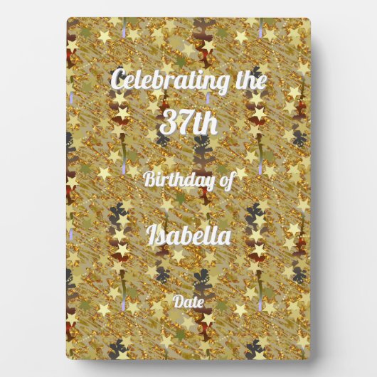 Plaque Photo A Special Celebration Any Age Birthday (Devant)