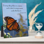 Plaque Photo À tout Il y a une saison (Côté)