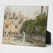 Plaque Photo Abbaye de Newstead, de R. Ackermann's (1764-1834)  (Côté)