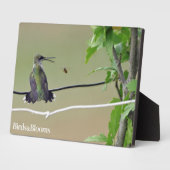 Plaque Photo Abeille de colibri et de miel (Côté)