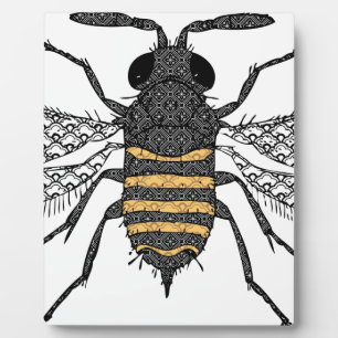 Plaque Photo Abeille vintage