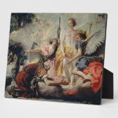 Plaque Photo Abraham et les Trois Anges (Côté)