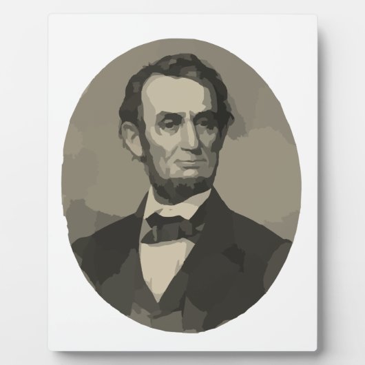 Plaque Photo abraham lincoln (Devant)