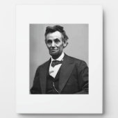 Plaque Photo Abraham Lincoln (Devant)