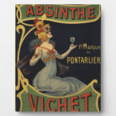 Plaque Photo Absinthe Vichet (Devant)